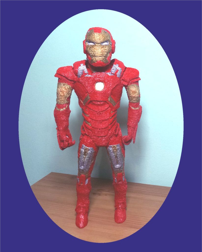 3D pen: Iron Man
