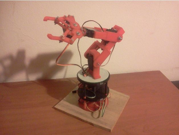 3D Printed Std Servo Robot Arm Rotary Base