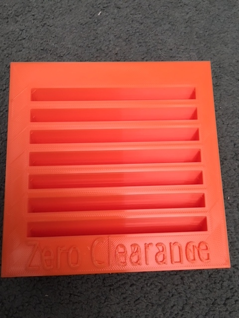 Zero Clearance Insert Holder