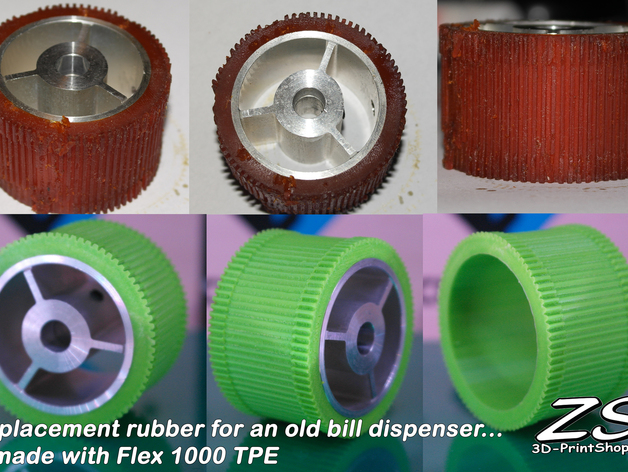 Replacement rubber