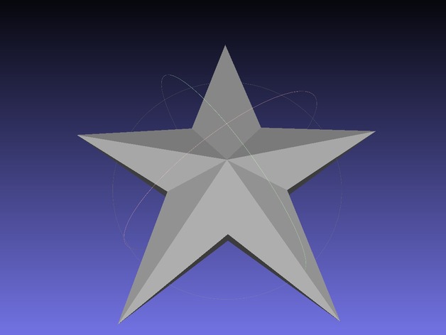 Pointy Star (openSCAD)