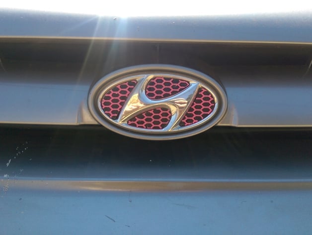Hyundai Badge inserts (Honeycomb)