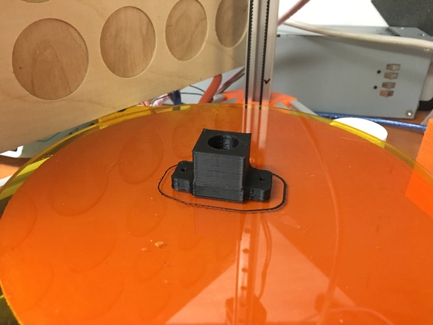 Mini kossel filament holder