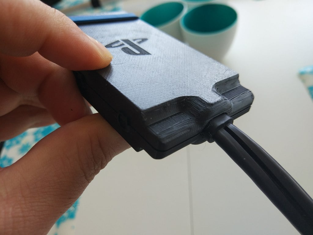 PS4 VR HDMI Cable Connectors Protection Box with PS logo