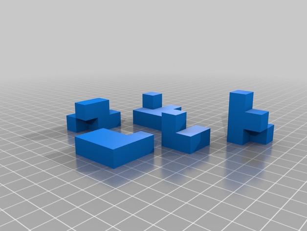 A 3D square puzzle