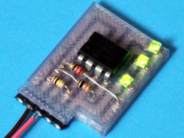 3D Printed Solderless Circuit Board