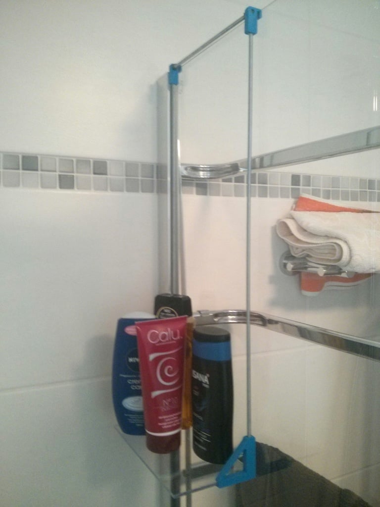 Minimalistic Shower Shelf
