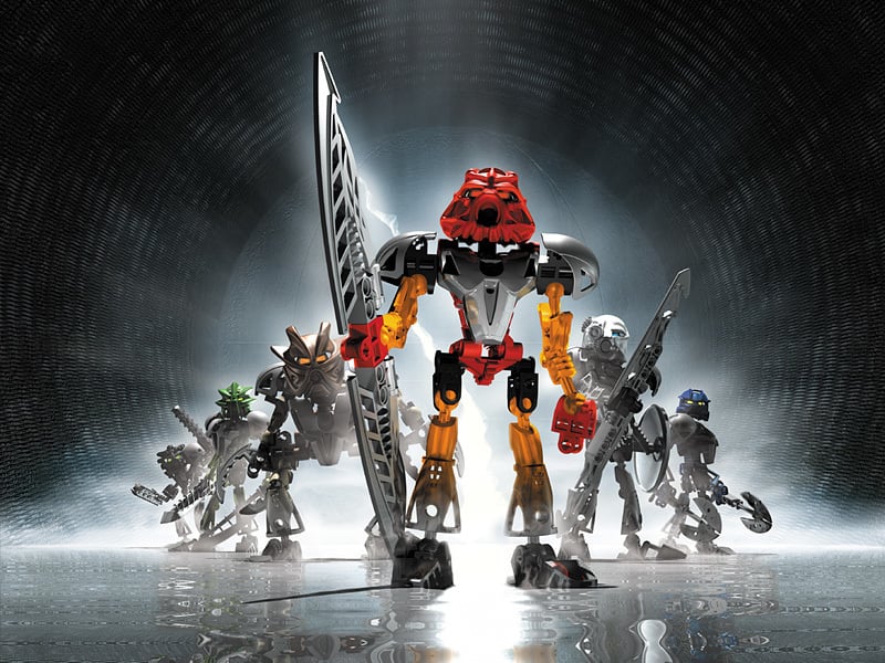 Toa Nuva models from "Bionicle: The Game"