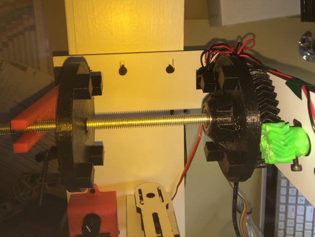 Makerbot Spool Gears for Filawinder
