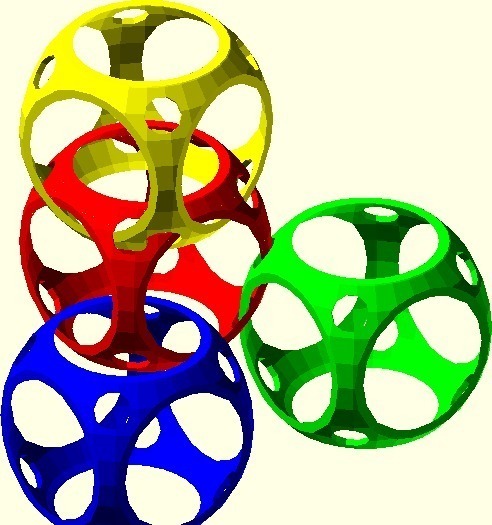 3D Chain Link Rings