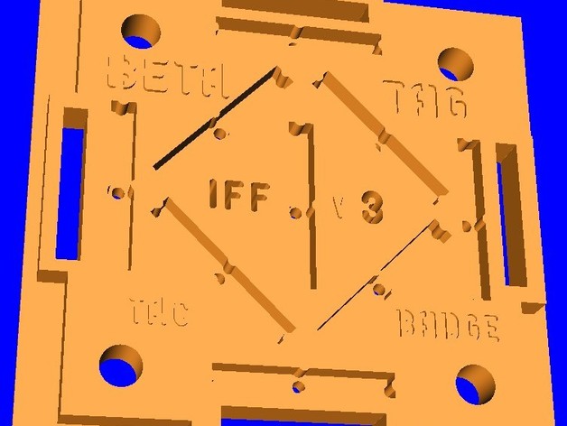 IFF Marker for Tritium Vials