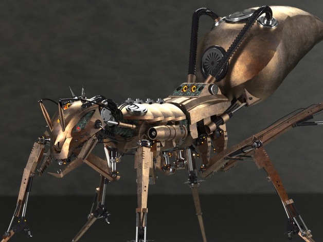 Ant Robot - Steampunk version