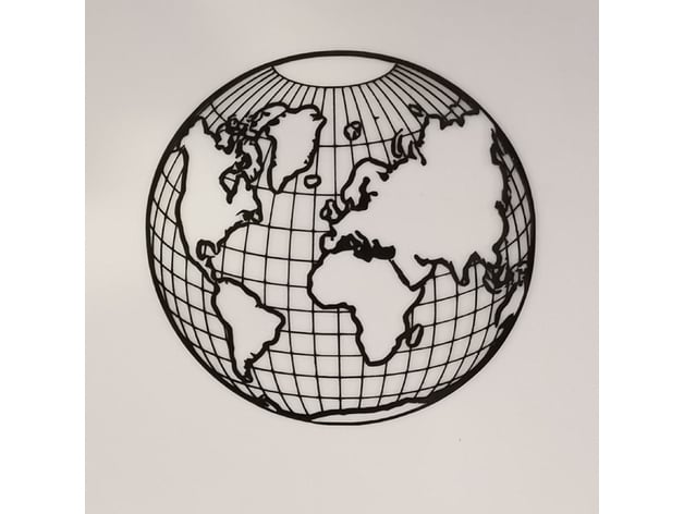 2D Art Earth Globe