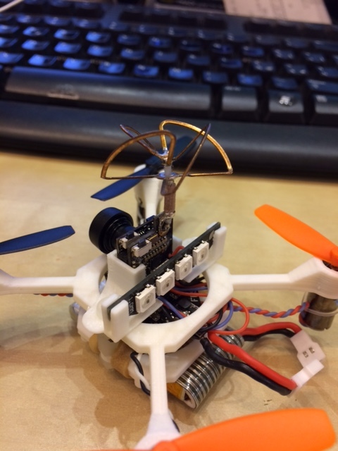 Mini Kwadcopter Drone Remake Eachine QX70 camera mount