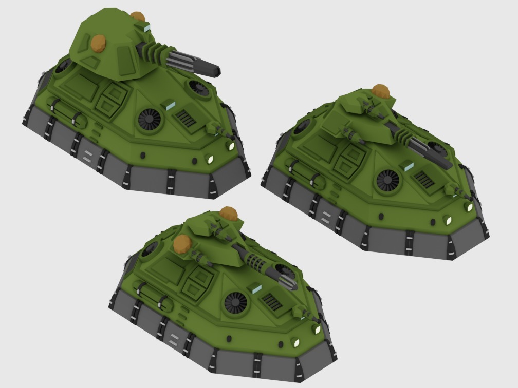 Valkyrie GEV SF tank 6mm - 3 variants