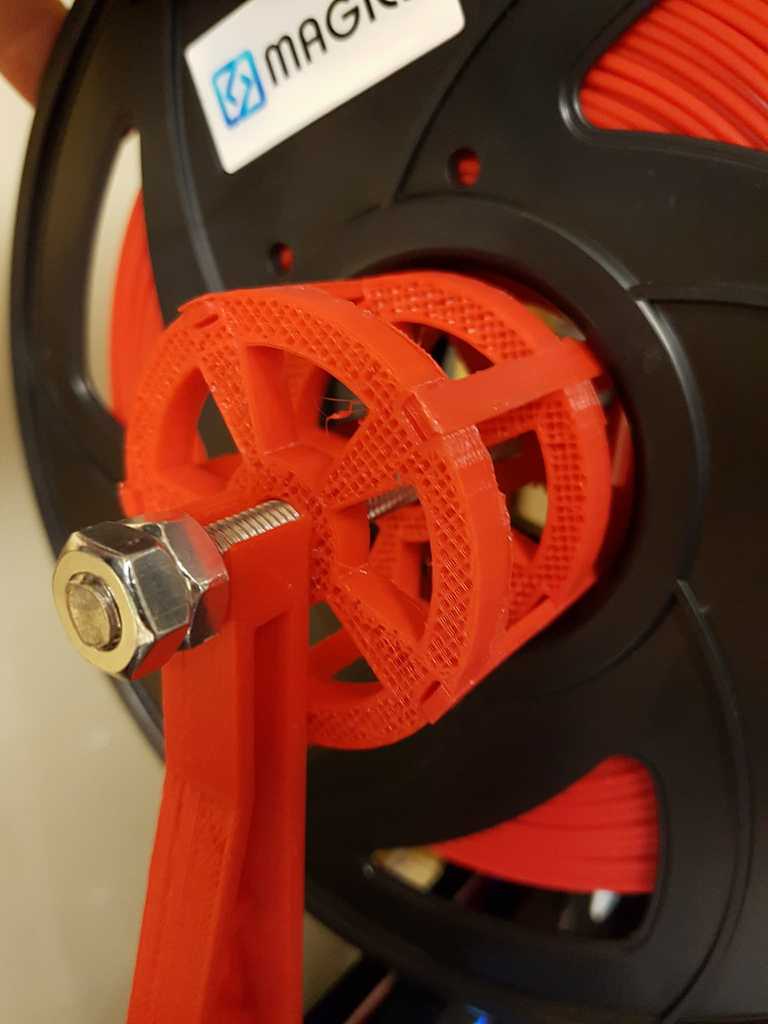 Filament Spool Support for Threaded Rod