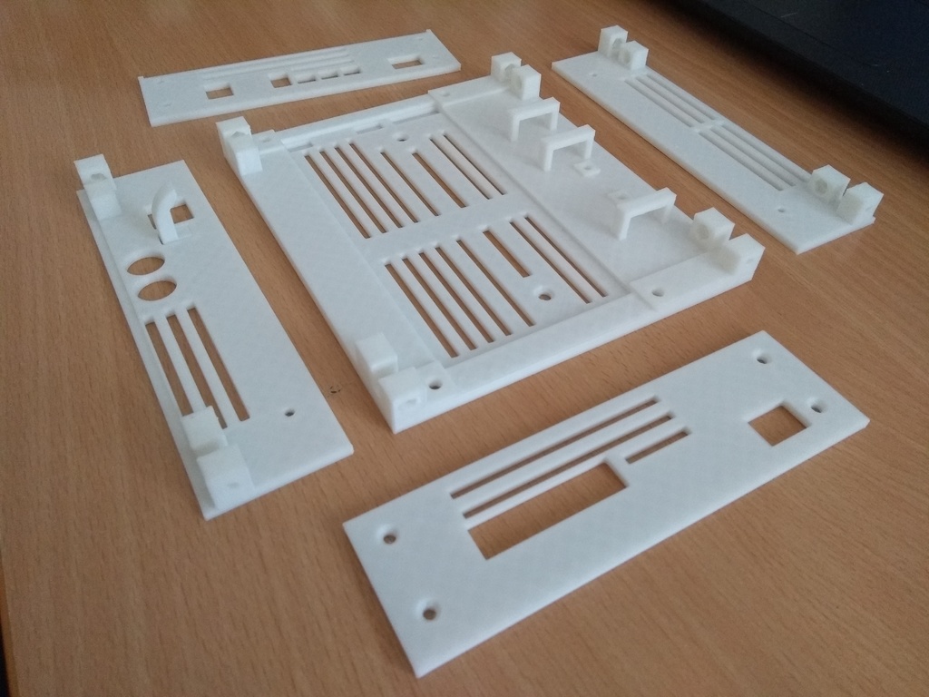 MKS Gen V1.4 3D Printer board Box Modified (80mm FAN)