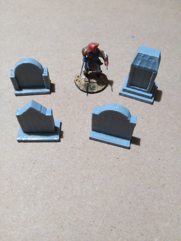Assorted graves for wargames