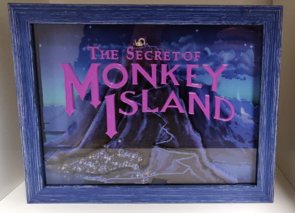 The Secret of Monkey Island 3D Diorama