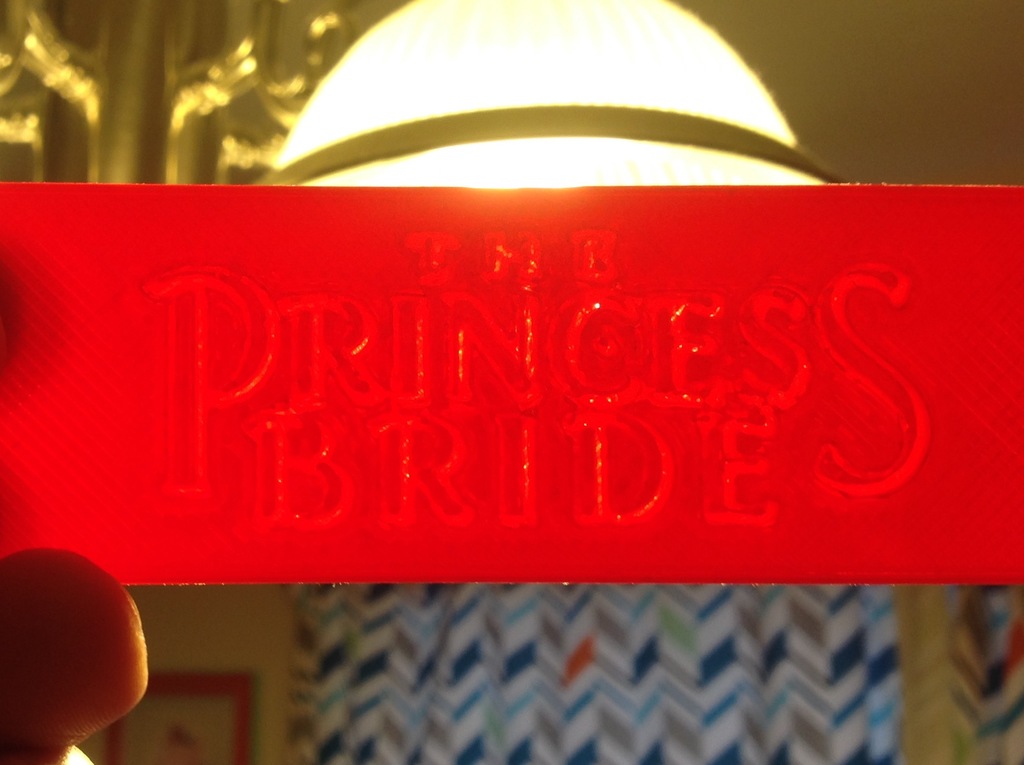Princess Bride - Litho-Bookmark