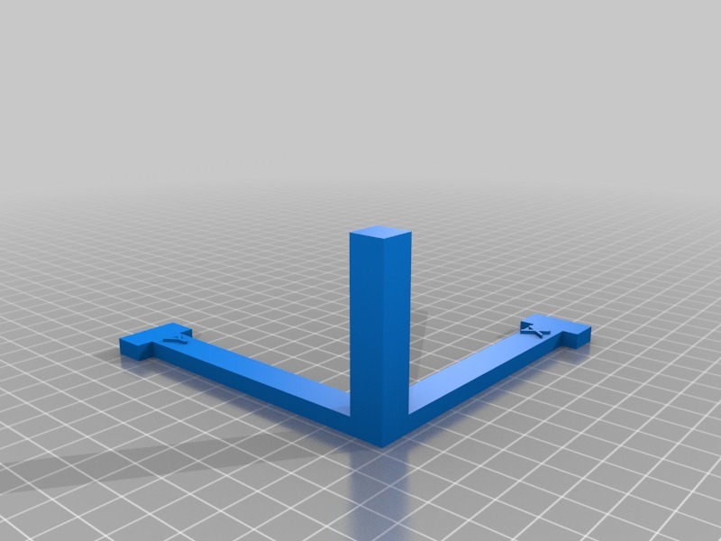 STEP Calibration Piece (X, Y and Z axis) with labels