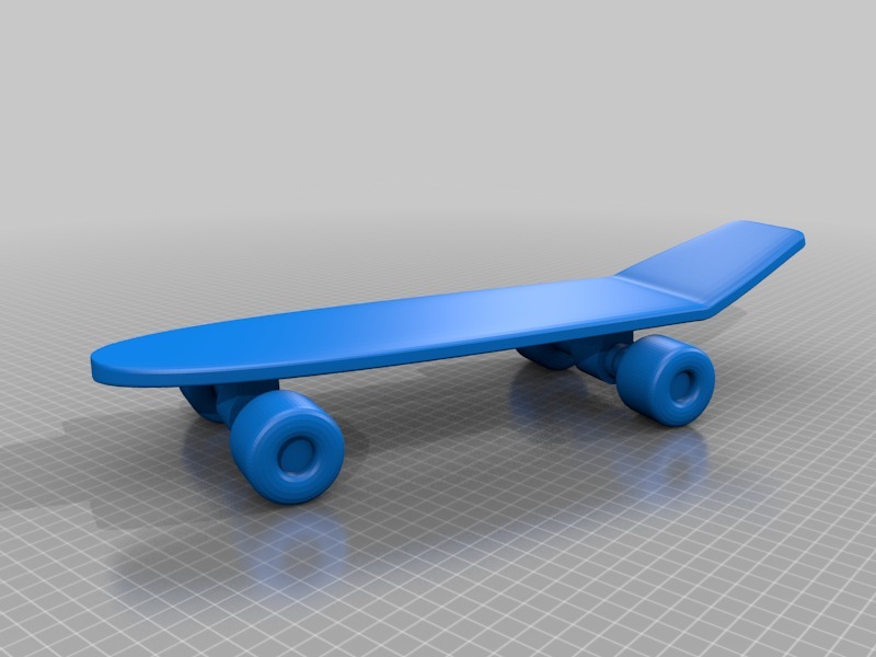 skateboard - spinning wheels