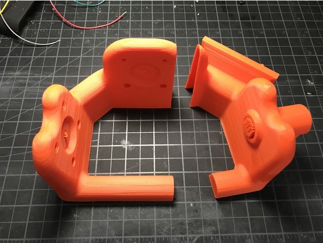Sphere-O-Bot Main Frame Cut in half (for smaller printers)