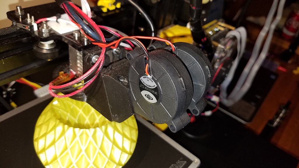Double blower fan adapter