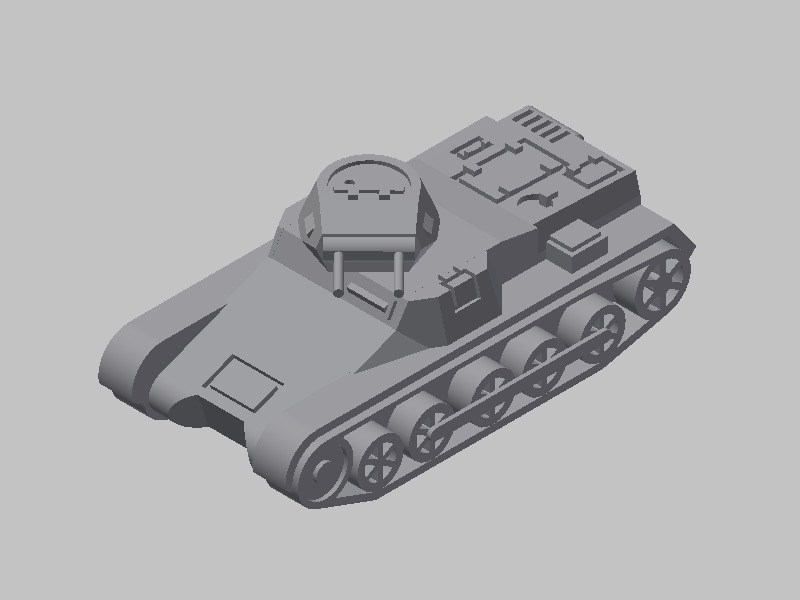 PzKpfw I Ausf B 1:100