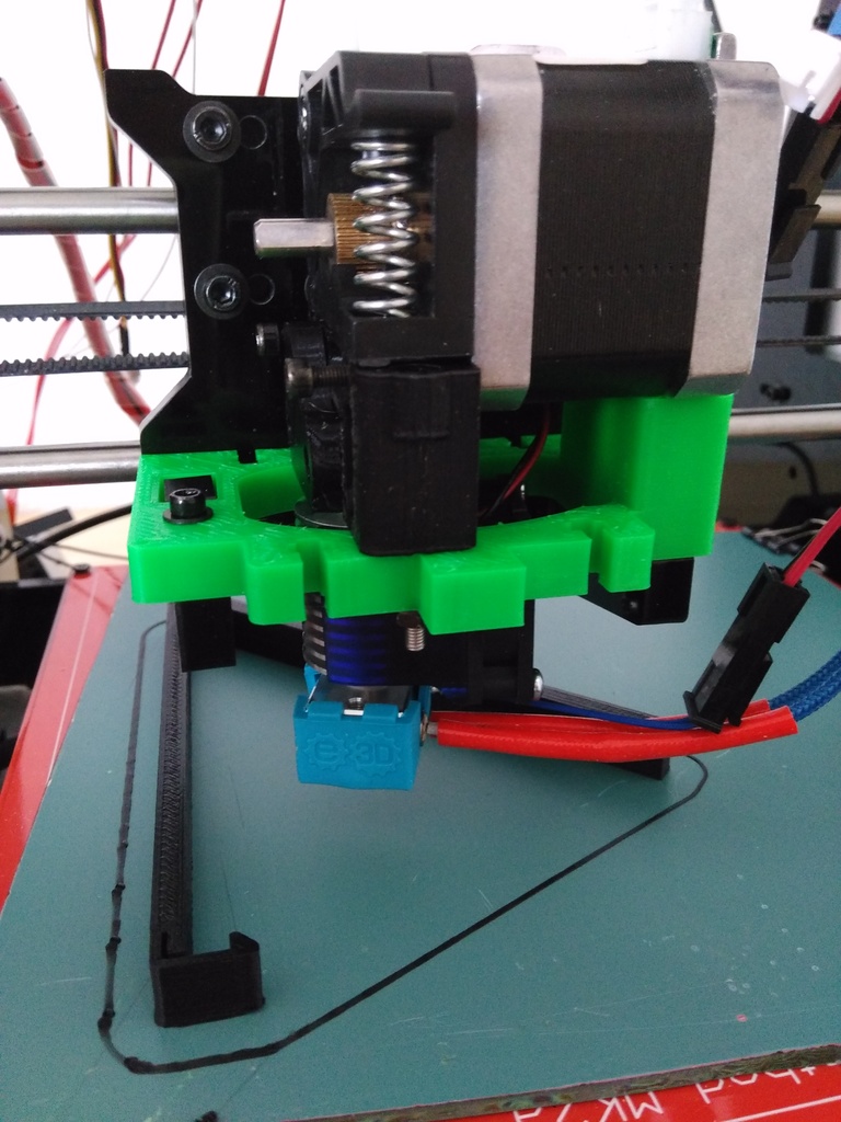 E3D V6 Mount for GeeeTech Prusa i3 Pro X