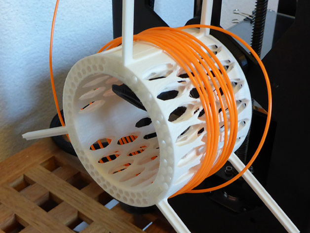 Filament spool with large inner diameter