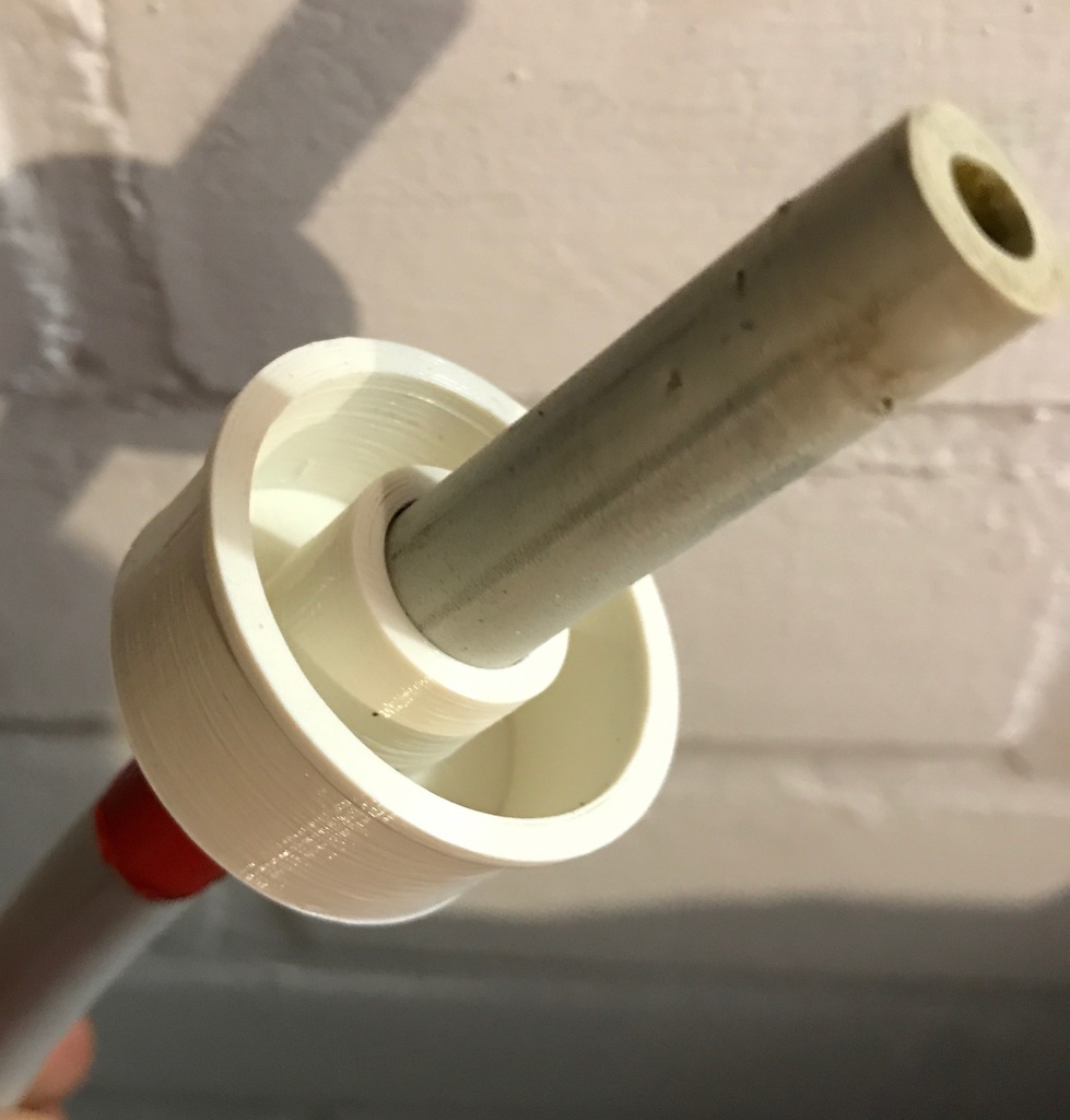 32mm PVC to 13mm hose adapter