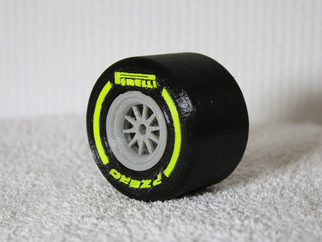 Formula 1 2018 Rear Wheel (Scale 1:10)