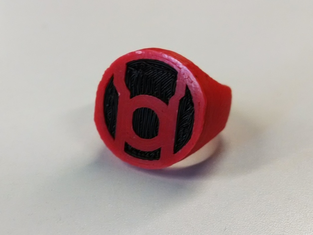 Red Lantern Ring for Dual Extrusion