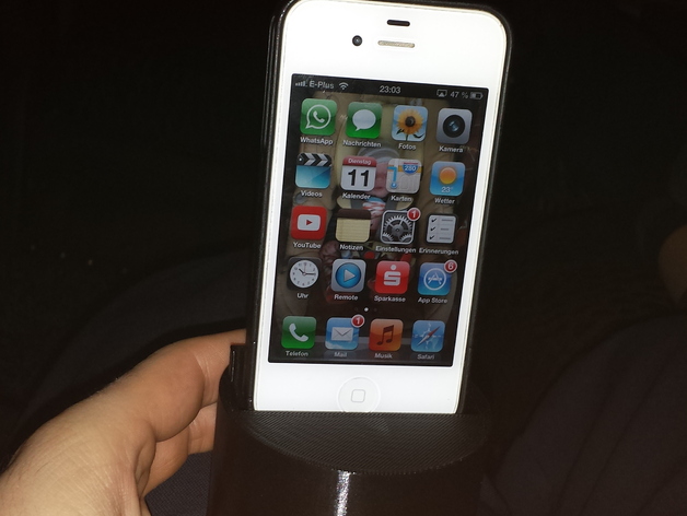 Iphone 4 / 4s car cup holder / cup docking