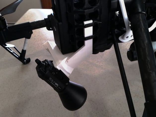Inspire 1 Dual Searchlight mount - GoPro mount system version