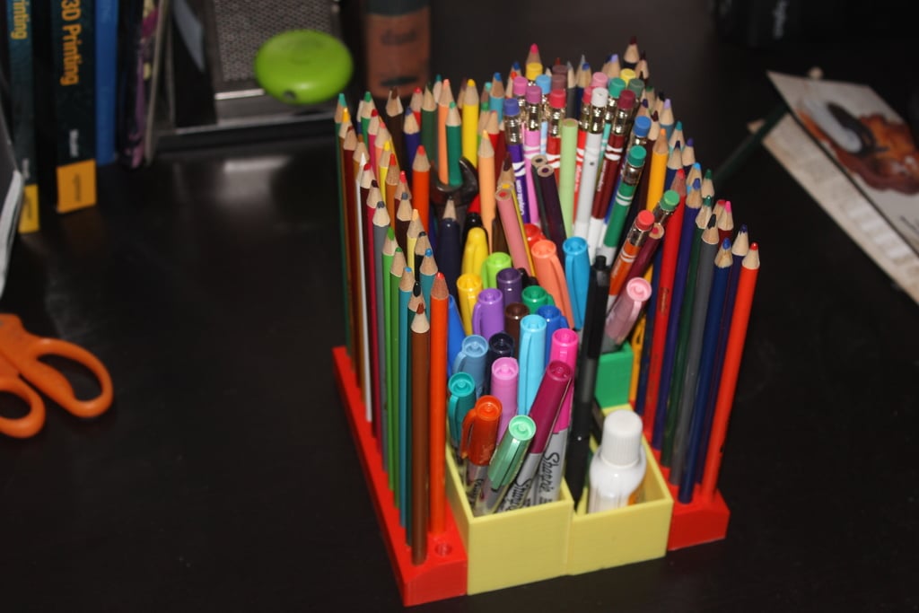 Modular Color Pencil Holder