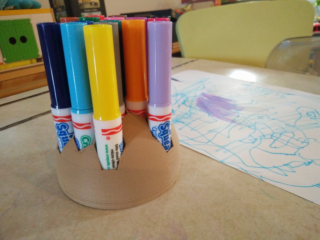 Crayola markers holder