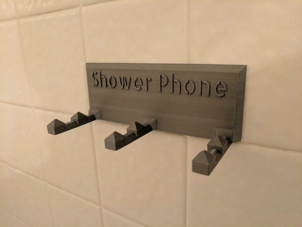 Shower Phone - phone mount for the shower