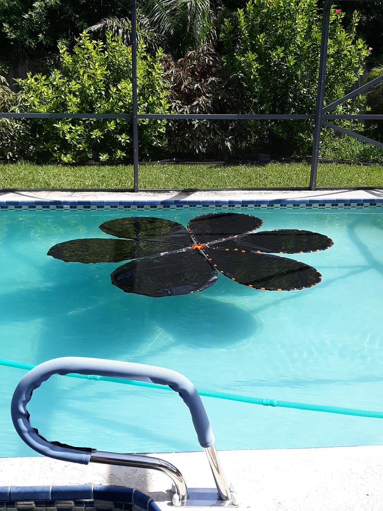 Pool Lily Pad Flower Passive Heater