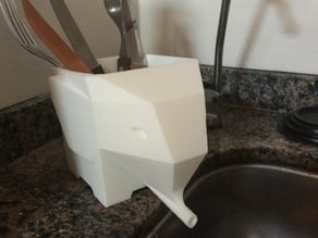 Elephant Cutlery Drainer Easy Way! Drain The Excess Water In A Quick 