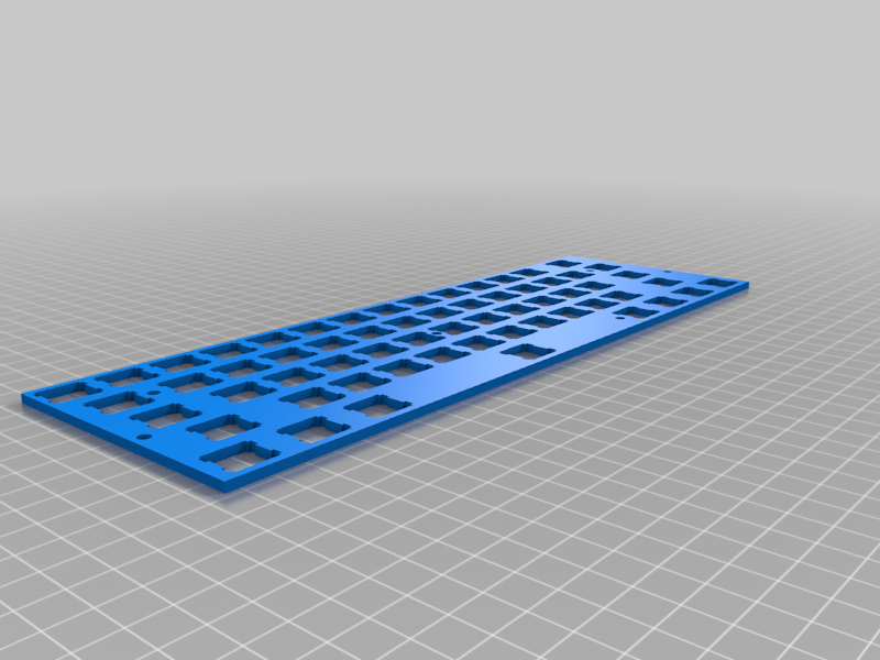 Parametric Cherry MX Mounting Plate for Mechanical Keyboards