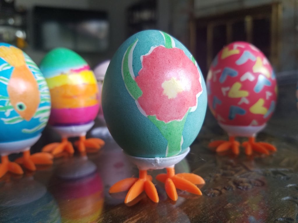 (Easter) Egg - 'chicken' legged display stand