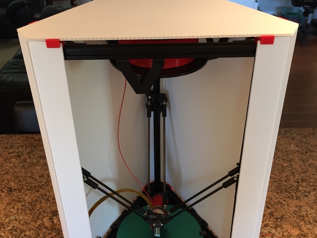 Simple Delta 3D Printer Enclosure