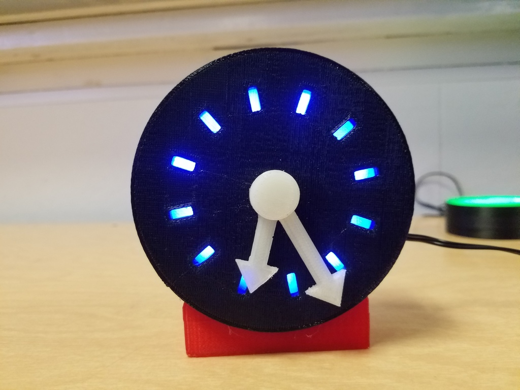 LED/RGB Clock with moving hands