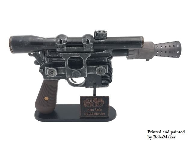 Forudsige folkeafstemning Bounce Han Solo Blaster DL-44 by PortedtoReality - Thingiverse