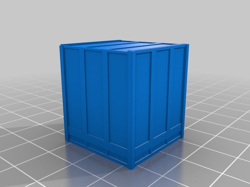 1-87 HO scale Wood shipping crates 