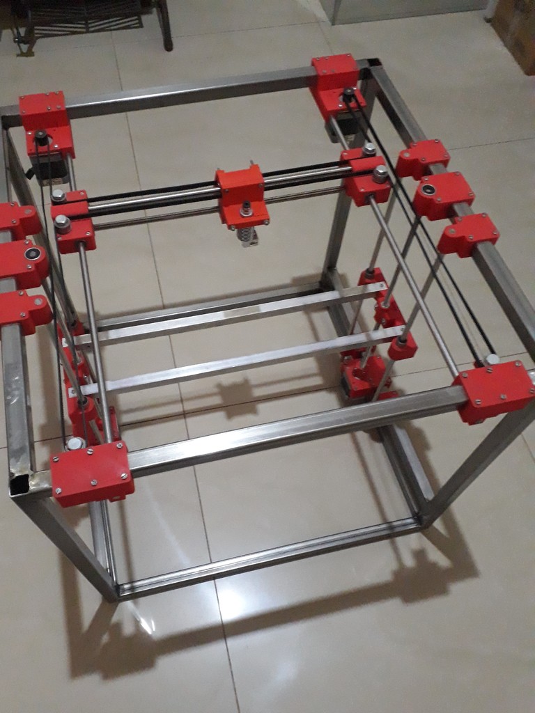 Ethios v2 - HBot 3D Printer - Impresora 3D Sistema HBot - Working!