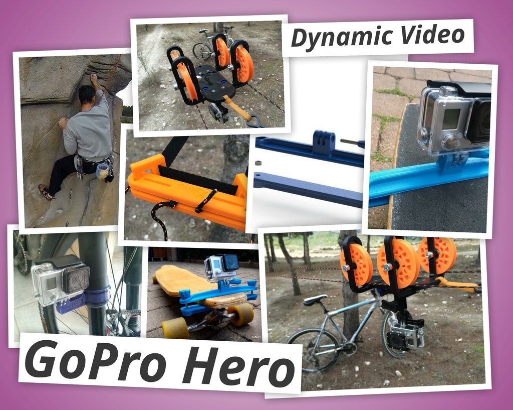 GoPro Hero Frame Box Mount Support Camera