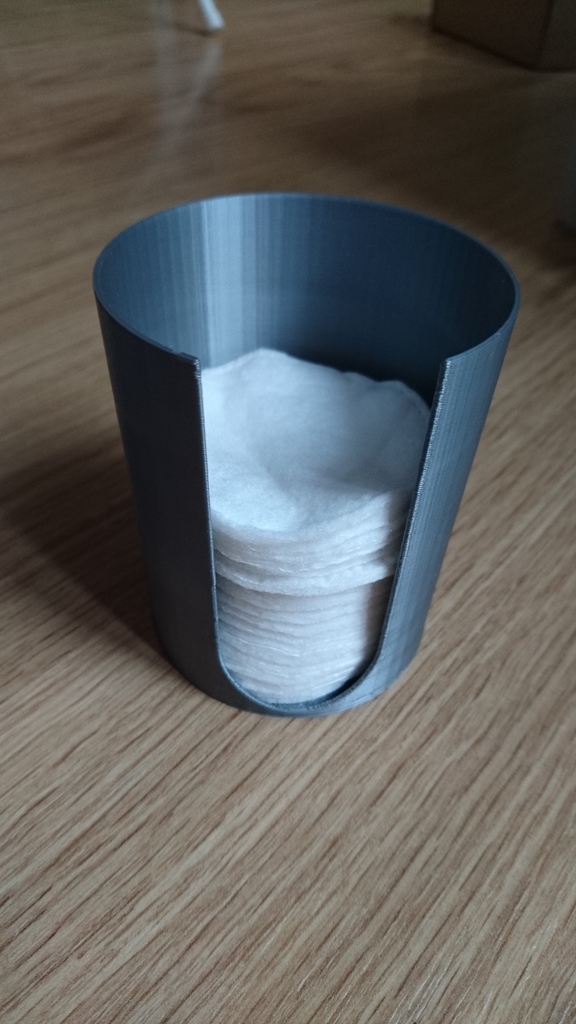 Cotton pad container for 60mm